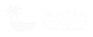 Roatan Exclusive Tours & Rentals logo in white
